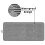 Ptlom Pet Placemat for Dog and Cat, Mat for Prevent Food and Water Overflow, Suitable for Medium and Small Pet
