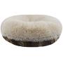 Bessie and Barnie Signature Wild Kingdom / Blondie Luxury Shag Extra Plush Faux Fur Bagel Pet / Dog Bed (Multiple Sizes)