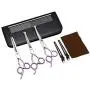 Dog Grooming Scissors Kit with Safety Round Tip, Heavy Duty Titanium Coated Pet Grooming Trimmer Kit - Thinning, Straight, Curved Shears Comb for Long Short Hair for Cat Pet ((3+1)PC) Dog Grooming Scissors Kit with Safety Round Tip, Heavy Duty Titanium Coated Pet Grooming Trimmer Kit - Thinning, Straight, Curved Shears Comb for Long Short Hair for Cat Pet ((3+1)PC)