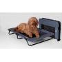 Pet Gear Lifestyle Pet Cot Elevated Bed | No Assembly Required | Premium Tear Resistant Cooling Mesh | Indoor & Outdoor | Lightweight & Portable, 40'', Lake Blue (PG6240LBA)
