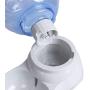 Pet Water Dispenser Station - 1 Gal Replenish Pet Waterer for Dog Cat Animal Automatic Gravity Water Drinking Fountain Bottle Bowl Dish Stand