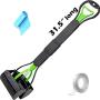 LANNEY Pooper Scooper for Large Small Dogs, Long Handle 31.5 Inches Pet Jaw Pooper Scooper for Dogs, Portable Heavy Duty Dog Poop Scoop with Non-Breakable Spring for Grass and Gravel Waste Pick Up