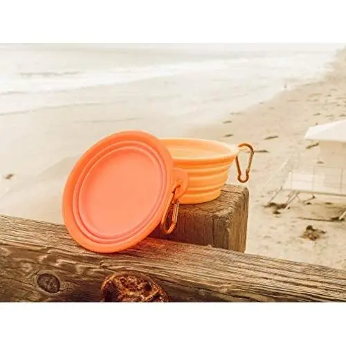 Collapsible Silicone Dog Bowl, Food Grade Silicone,BPA Free Foldable Expandable Cup Dish Pet Raised Dog/Cat Food Water Feeding Portable (Set of 2) Collapsible Silicone Dog Bowl, Food Grade Silicone,BPA Free Foldable Expandable Cup Dish Pet Raised Dog/Cat Food Water Feeding Portable (Set of 2)