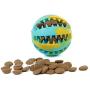 DreamPet Dog Toy Ball, Non-Toxic Bite-Resistant Natural Elastic Rubber Ball ,Pet Food Treatment Feeders, Chewing Teeth Cleaning Balls Exercise Games IQ Training Balls 2Color