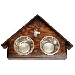Pharaoh Hound, a Dogs Bowl with a Relief from ArtDog