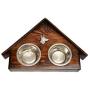 Pharaoh Hound, a Dogs Bowl with a Relief from ArtDog