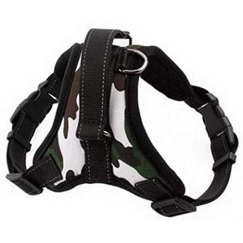 LOOKSEVEN Dog Soft Adjustable Harness Pet Large Dog Walk Out Harness Vest Collar Chest Strap Puppy Vest for Small Big Dog Vest Collar