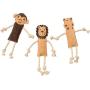 Ethical Pets Dura-Fused Leather Assorted Jungle Animals Dog Toys, 14''(Pack of 1)(Assorted)