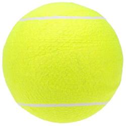 9.5 Inches Dog Tennis Ball Giant Big Inflatable Outdoor Tennis Ball Signature Mega Jumbo Pet Toy Training Ball Pet Chew Toy