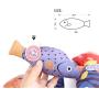 Cat Toys, 4pc Cat Toys for Indoor Cats,Cat Chew Toy Bite Resistant Catnip Toys for Cats,Plush Fish Shape Toy, Perfect for Biting and Chewing,Interactive for Cat Funny Toys for Pets