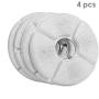 DaMohony 4 Packs Pet Fountain Filters Cat Water Fountain Filter Premium Cat Carbon Replacement Filters for 1.6L Cat Flowers Fountain