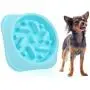 Fdit Slow Dog Food Bowl Dish Anti Choking Slow Eating Water Food Feeder Container Eating Plate(Blue) Fdit Slow Dog Food Bowl Dish Anti Choking Slow Eating Water Food Feeder Container Eating Plate(Blue)
