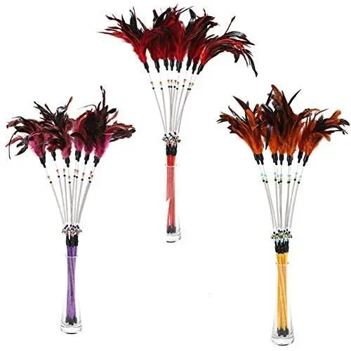 InfonxarStore Cat Toys - Pet Cat Feather Spring Stick Teaser Kitten Inter Bell Rod Wand Playing To- Krinkle Real Variety Natural Friendly Sellers Hedgehog Filled Easter Butterfly Hide Chaser Fuzzy W InfonxarStore Cat Toys - Pet Cat Feather Spring Stick Teaser Kitten Inter Bell Rod Wand Playing To- Krinkle Real Variety Natural Friendly Sellers Hedgehog Filled Easter Butterfly Hide Chaser Fuzzy W