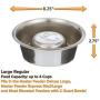 Neater Pet Brands Slow Feed Bowl Stainless Steel - Standard Bowls Fit Elevated Feeders