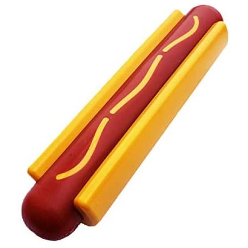 Soda Pup Dog Hot Dog Toy - Tough Dog Toys - Durable Dog Toys - Dog Chews For Aggressive Chewers - Chew Toy - Dog Toy Made In USA - Medium Dog Toys