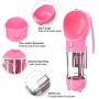 DIGEEONEGU Dog Water Bottle for Walking Leak Proof Dog Water Dispenser with Poop Bag and Shovel Portable Pet Bowl Water Bottles Food Grade Plastic
