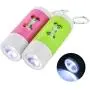 LED Flashlight Dog Waste Bag Dispenser Holder with Pet Waste Bag Poop Roll Bags (2 Packs)