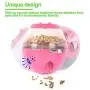 Pepilet Dog Cat Slow Feeder Tumbler Interactive Dog Puzzle Toys Healthy Feeding Snack Dispensing Toys Adjustable Strange Cry Tumbler (Pink) Pepilet Dog Cat Slow Feeder Tumbler Interactive Dog Puzzle Toys Healthy Feeding Snack Dispensing Toys Adjustable Strange Cry Tumbler (Pink)