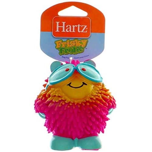 Hartz Frisky Frolic Latex Squeakable Dog Toy Assorted Characters Pack of 1