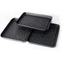 Boot Tray - 3 PCS Heavy Duty Shoe Mat Trays, Dog Bowl or Cat Bowl Mats Trap Mud, Water and Pet Food Mess to Protect Floors (13.75'' x 10.85'' x 1.25'') Boot Tray - 3 PCS Heavy Duty Shoe Mat Trays, Dog Bowl or Cat Bowl Mats Trap Mud, Water and Pet Food Mess to Protect Floors (13.75'' x 10.85'' x 1.25'')