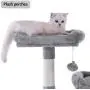 BEWISHOME Multi-Level Cat Tree Condo with Sisal Scratching Posts, Perches, Houses, Hammock and Baskets, Cat Tower Furniture Kitty Activity Center Kitten Play House MMJ05 BEWISHOME Multi-Level Cat Tree Condo with Sisal Scratching Posts, Perches, Houses, Hammock and Baskets, Cat Tower Furniture Kitty Activity Center Kitten Play House MMJ05