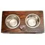 Cesky Terrier, a Dogs Bowl with a Relief from ArtDog