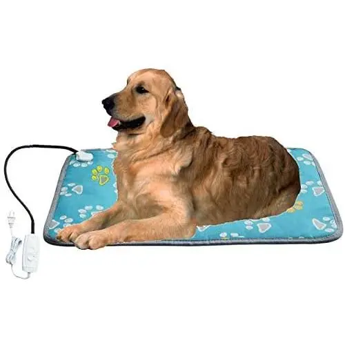ANZERWIN XXL Heating Pad for Large Dog Bed Outdoor or Home,Electric Heating Mat for Dog House Crate Pad for Small Medium Pet Cat Puppy Waterproof Easy Clean Long Chew Proof Cord Gray,34''x21'',30-60W ANZERWIN XXL Heating Pad for Large Dog Bed Outdoor or Home,Electric Heating Mat for Dog House Crate Pad for Small Medium Pet Cat Puppy Waterproof Easy Clean Long Chew Proof Cord Gray,34''x21'',30-60W