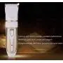 PBQWER Dog Grooming Clippers Kit Cordless Professional Low Noise Quiet Pet Clippers Rechargeable for Dogs Cats Hair Clippers Shaver Dogs Grooming Kit Set,White