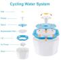 OriGlam 1.6L Pet Fountain Cat Water Dispenser, Automatic Electric Pet Drinking Water Fountain, Cat Dog Water Drinking Dispenser, Super Quiet Healthy and Hygienic Water Bowl, Health Caring for Cats Dog