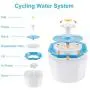 OriGlam 1.6L Pet Fountain Cat Water Dispenser, Automatic Electric Pet Drinking Water Fountain, Cat Dog Water Drinking Dispenser, Super Quiet Healthy and Hygienic Water Bowl, Health Caring for Cats Dog OriGlam 1.6L Pet Fountain Cat Water Dispenser, Automatic Electric Pet Drinking Water Fountain, Cat Dog Water Drinking Dispenser, Super Quiet Healthy and Hygienic Water Bowl, Health Caring for Cats Dog