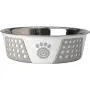 PetRageous 13096 Fiji Stainless-Steel Non-Slip Dishwasher Safe Dog Bowl 6.5-Cup Capacity 8.5-inch Diameter 2.75-inch Tall for Large and Extra Large Dogs, White/Light Gray PetRageous 13096 Fiji Stainless-Steel Non-Slip Dishwasher Safe Dog Bowl 6.5-Cup Capacity 8.5-inch Diameter 2.75-inch Tall for Large and Extra Large Dogs, White/Light Gray