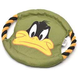 Warner Brothers Looney Tunes Red Porky Pig Dog Frisbee with Rope