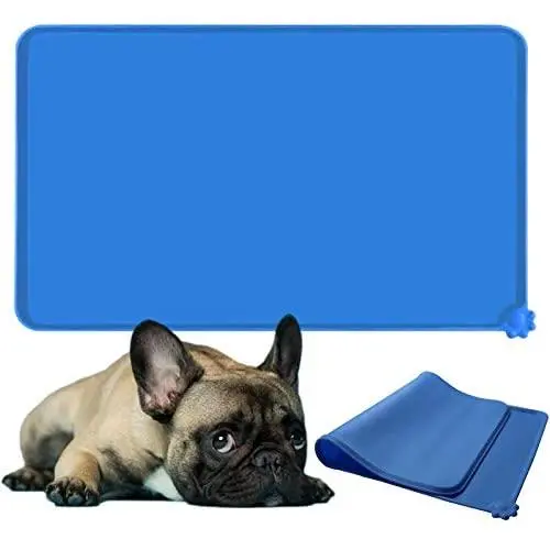 Scmkd Dog Cat Feeding Mat Silicone Pet Food Mat Non-Slip Cat Dog Bowl Mat Easy Clean Raised Edges Cat Dog Mat for Food and Water Scmkd Dog Cat Feeding Mat Silicone Pet Food Mat Non-Slip Cat Dog Bowl Mat Easy Clean Raised Edges Cat Dog Mat for Food and Water