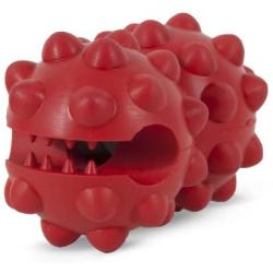 Petmate 30911 Dogzilla Knobby Treat Grabber Pet Toy, Large, Red