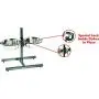 Indipets Adjustable Double Diner with 2 Stainless Steel Dog Bowls - Heavy Base Adjusts to Fit Your Pets Height Indipets Adjustable Double Diner with 2 Stainless Steel Dog Bowls - Heavy Base Adjusts to Fit Your Pets Height