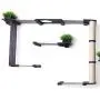 CatastrophiCreations Mini Garden - Multiple Level Cat Hammock and Climbing Activity Center - Wall-Mounted Cat Tree Shelves CatastrophiCreations Mini Garden - Multiple Level Cat Hammock and Climbing Activity Center - Wall-Mounted Cat Tree Shelves