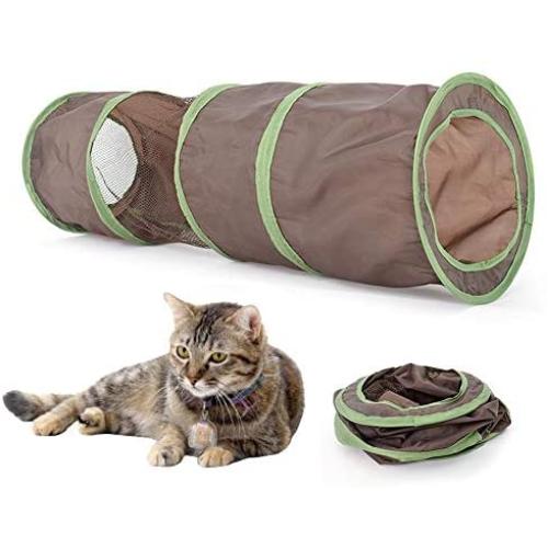 Grehod Folding Tent Cat Toy Cat Play Tunnel Pet Bed Cat Channel Four Seasons Universal Funny