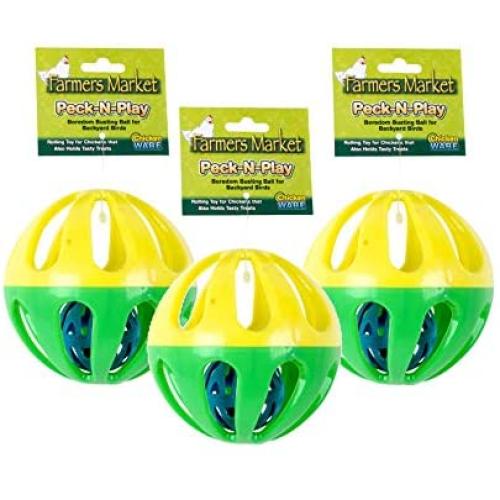 Ware Manufacturing Peck N Play Chicken Ball Toy
