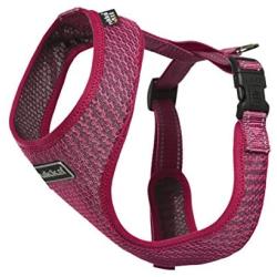 Dog Harness Comfort AIR Adjustable Breathable Reflective Choke Free Dog Harness for Small, Medium and Large Dogs (Small (Chest: 12.5 - 17.5''), Pink)