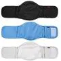 Mkono Male Dog Wraps Reusable Dog Diapers Male Belly Band Washable Diapers,Highly Absorbent Belly Bands for Small and Medium Dogs(3 Pack), Medium