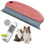 GQ&LP Pet Hair Remover Brush,Cat Dog Hair Remover,Pet Grooming Kit,Pet Grooming Brush,Pet Hair Broom,Pet Hair Rollers,for Couch,for Laundry,Wash with Water,Christmas Gift (Garnet)