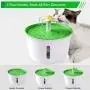 THMY Cat Water Fountain,Cat Fountain with Water Level Window,Cat Water Dispenser,Pet Water Fountain,3 Modes Pet Drinking Fountain for Dog and Cat with 2 Filters,Green THMY Cat Water Fountain,Cat Fountain with Water Level Window,Cat Water Dispenser,Pet Water Fountain,3 Modes Pet Drinking Fountain for Dog and Cat with 2 Filters,Green