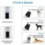 Nisoger Dog Nail Grinder, Upgraded LED Lighting 2-Speed Pet Nail Trimmer USB Rechargeabl Professional Quiet Electric Pet Nail Clippers for Small Medium Large Dogs & Cats