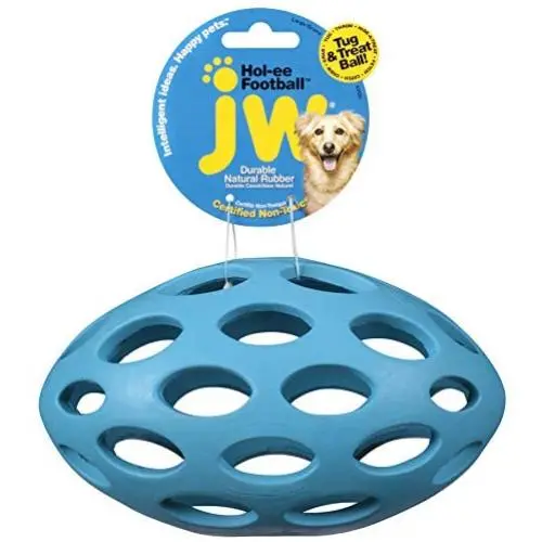 JW Hol-ee Football Dog Chew Toy, Large JW Hol-ee Football Dog Chew Toy, Large