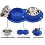 Pet Dog Bowls 2 Stainless Steel Dog Bowl with No Spill Non-Skid Silicone Mat + Pet Food Scoop Water and Food Feeder Bowls for Feeding Small Medium Large Dogs Cats Puppies Pet Dog Bowls 2 Stainless Steel Dog Bowl with No Spill Non-Skid Silicone Mat + Pet Food Scoop Water and Food Feeder Bowls for Feeding Small Medium Large Dogs Cats Puppies