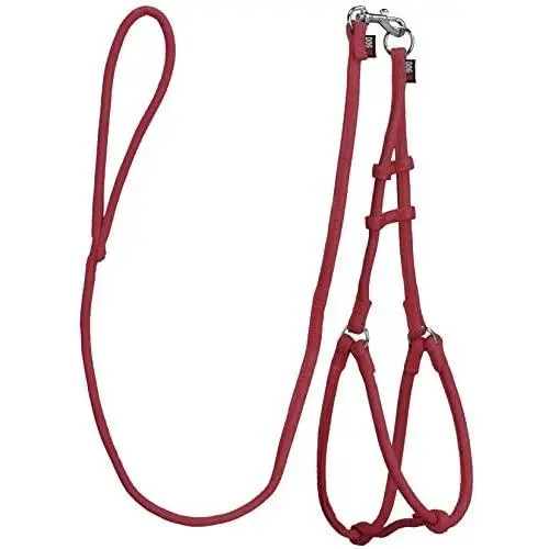 Dogline Comfort Microfiber Round Step-in Harness with Lead