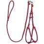 Dogline Comfort Microfiber Round Step-in Harness with Lead