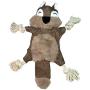 Gentric CinderMao Bite Resistant Rope Dog Toy with Squeaker and Crinkle Paper Body