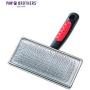 Ryans Pet Supplies Paw Brothers Coated Pin Flat Slicker Brush for Dogs, Small