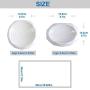 CATPRO Cat Bowl Mat Set, Ceramic Shallow Cat Food Bowl, Whisker Fatigue Cat Bowl, Whisker Friendly Cat Bowl, Stress Free Cat Dish, Wide Cat Dish for Wet Food